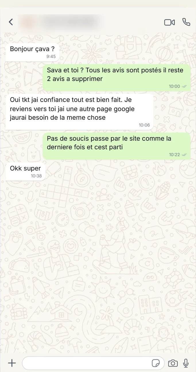 achat avis google